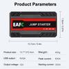 EAFC 12V Car Jump Starter Power Bank Portable Emergency Battery Booster 600A Start Device PowerBank with LED Lighting for Auto