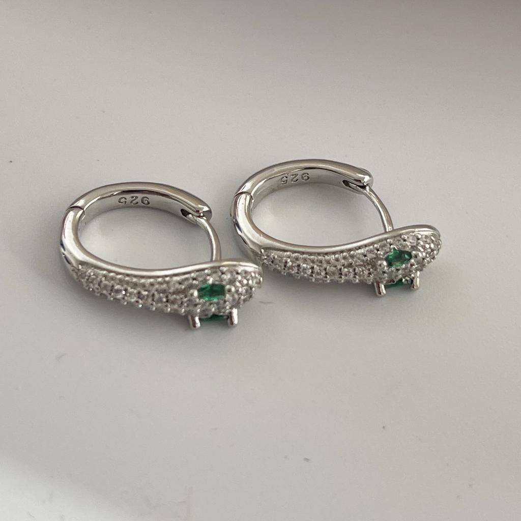 Xiaomi 925 Sterling Silver Vintage Earrings For Women Simple Snake Zircon Earring Jewelry Prevent Allergy Party Accessories Gift
