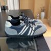 Retro color matching flat-bottomed German training shoes women's 2025 new mesh breathable comfortable versatile casual sports Forrest Gump shoes