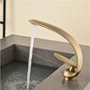 Tuqiu Antique Bathroom Faucet White Sink Mixer Tap Brass Hot Cold Brush Gold Wash Basin Faucet Single Handle Crane For Bathroom