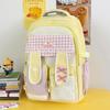 Schoolbag High Value Bow Rabbit Ear Design Student Dopamine Sweet Girl Heart Large Capacity Campus Backpack