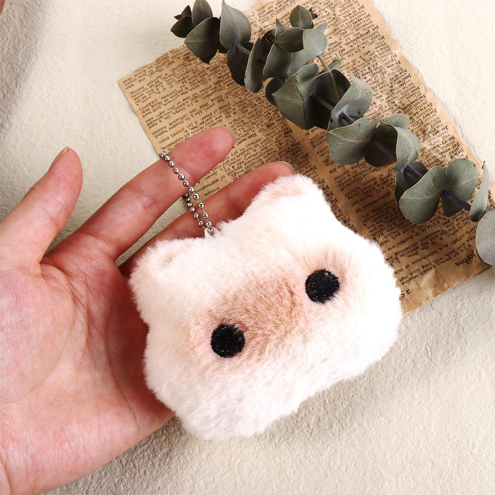 Soft Squeeze Capybara Plush Keychain Capybara Animal Star Squeak Toy  Backpack Decor