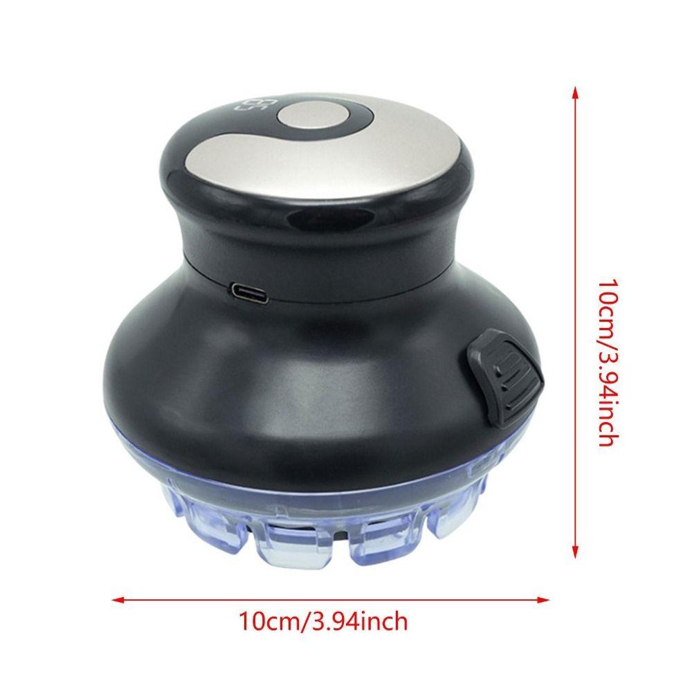 3-12mm Length Adjustable Men's Hair Shaver LED Display Screen Self-hair Kit  Home