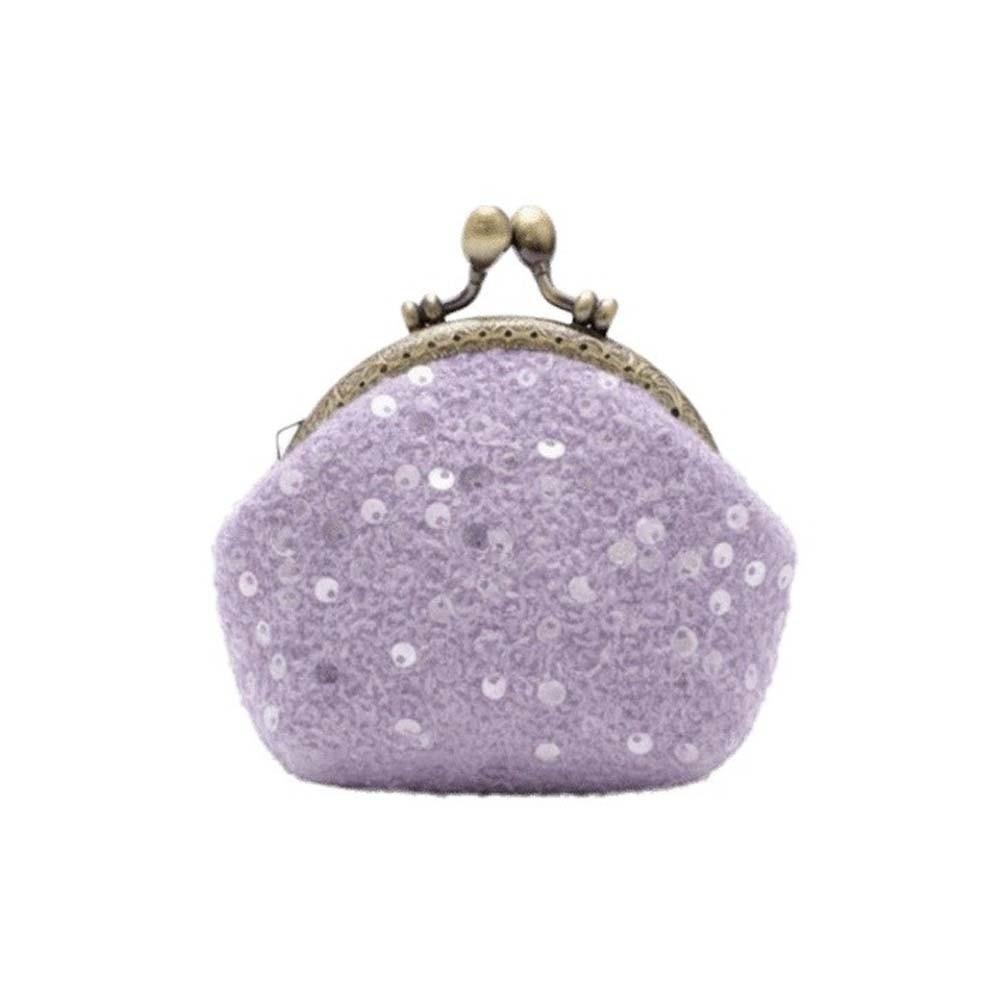 Anti-lost Kiss Lock Coin Purse Polyester Portable Brocade Mini Pouch Chinese Style Thickened Embroidered Small Pocket Ring