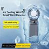 Tragbarer Handventilator Starker Wind 199 Gänge Windgeschwindigkeit LED Digitalanzeige Einstellbar Turbo Tragbar Outdoor Handheld