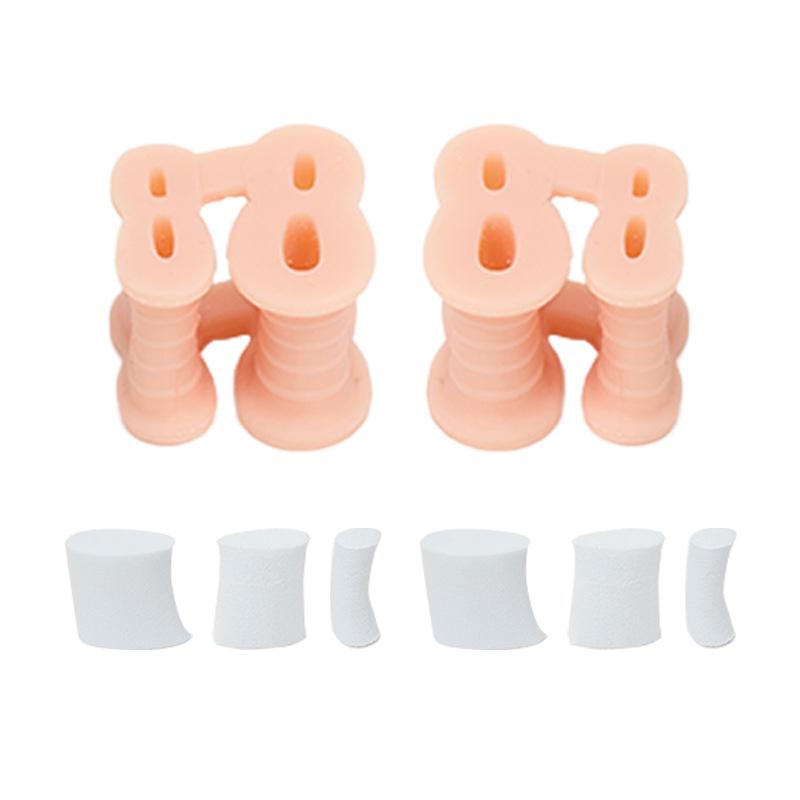 Silicone Adjustable I-Shaped Toe Separator for Overlapping Toe Correction