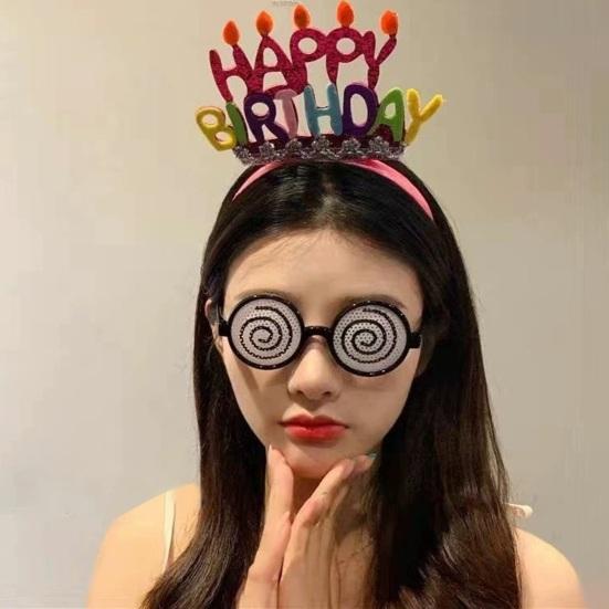 Halloween Trick Funny Glasses for Kids Men Women Novelty Googly Eyes Glasses Party Costume Accessories for Masquerades Parties