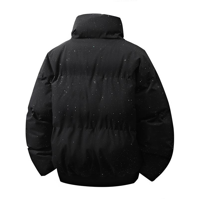 Men's new Gypsy cotton-padded clothes, thickened warm cotton-padded clothes, high street loose casual cotton-padded jackets.