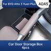 For BYD Atto 3 Yuan Plus ADAS Smart Driving Edition Car Door Handle Storage Box Leather Organizer Tray Interior Accessories
