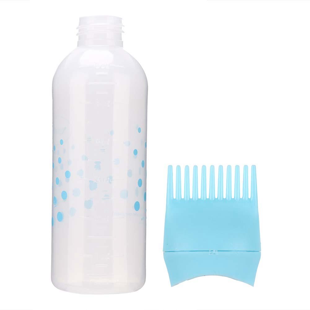 

Бутылка для краски для волос, шампунь, краситель для волос, аппликатор, бутылка с расческой 170 мл (синий) синий
