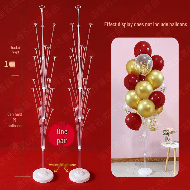 Напольная колонна из воздушных шаров, Маркер прохода, Настольная подставка, Фаркоп, Идеально для открытий, дней рождений и свадебных украшений