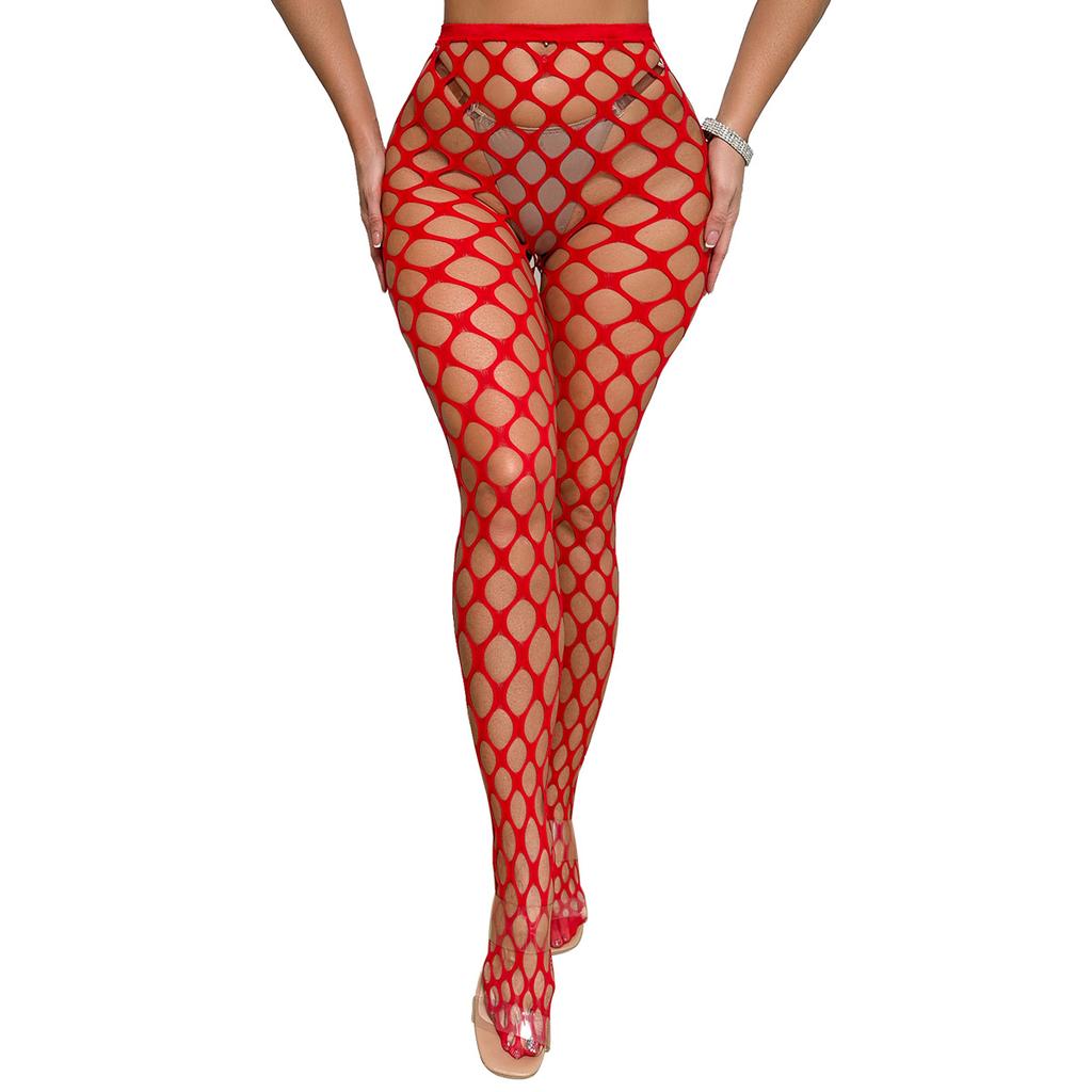 Jacquard-Hosen, Leggings, Strumpfhosen, Netzstrümpfe, Retro-Tattoo-Spitze Lochmuster-Socken, Socken mit großen Löchern 6158