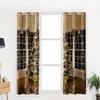 3D Christmas Tree Curtains 2-Panel Luxury Sunshade for Living Room Bedroom Home Decor Merry Christmas