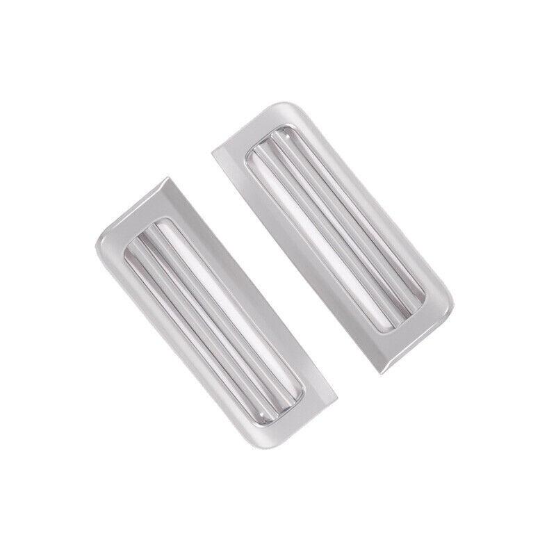 Outlet Vent Cover Matte Silver For Range Rover Evoque 2012-2019 2PC A Pillar Air
