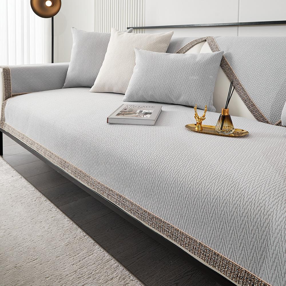 

Современный чехол для дивана, однотонный диванный коврик, универсальная подушка из шенилла для гостиной, нескользящая подушка для дивана, подлокотник, спинка 70x70cm 1pcs