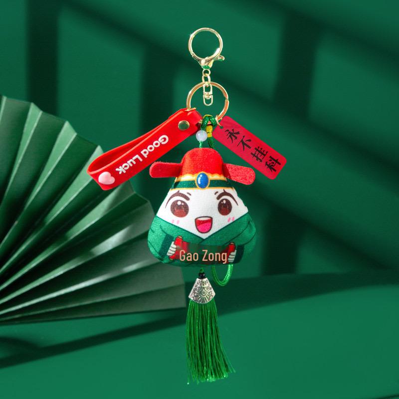 Cartoon Dragon Boat Festival Rice Dumpling Sachet - Handmade Wormwood Material Gift for College Exam Encouragement