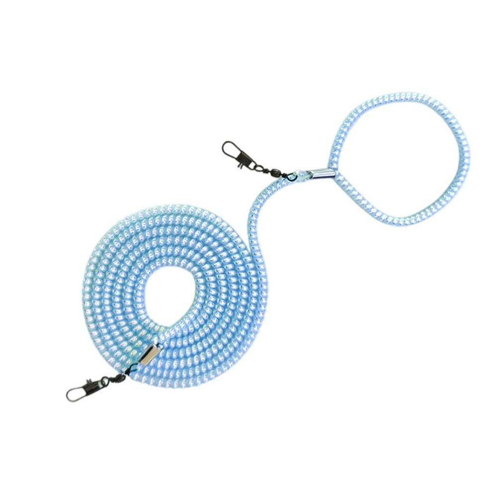 Ultra-light Bird Flying Leash 1.4-4.5m Stretch Length Training Rope Cockatiel синий