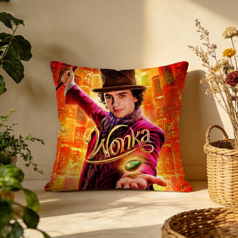 Stylish WWonkaer Cushion Cover Versatile DoubleSided Pillow Case Fit for Sofa Bed Car Daily Decor