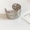 Metal Ocean System Pleated Starfish Open Bracelet Niche Ins Wind Bracelet Light Luxury High-end Jewelry Women