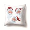 Christmas Gifts Santa Claus Pattern Pillow Polyester Home
