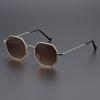 New Men Metal Polygonal Sunglasses Fashion Women's Comfortable Sun Shading UV Protection Glasses UV400 Oculos De Sol