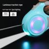 5M Retractable Anti-Pull Dog Leash with Light for Small to Medium Dogs