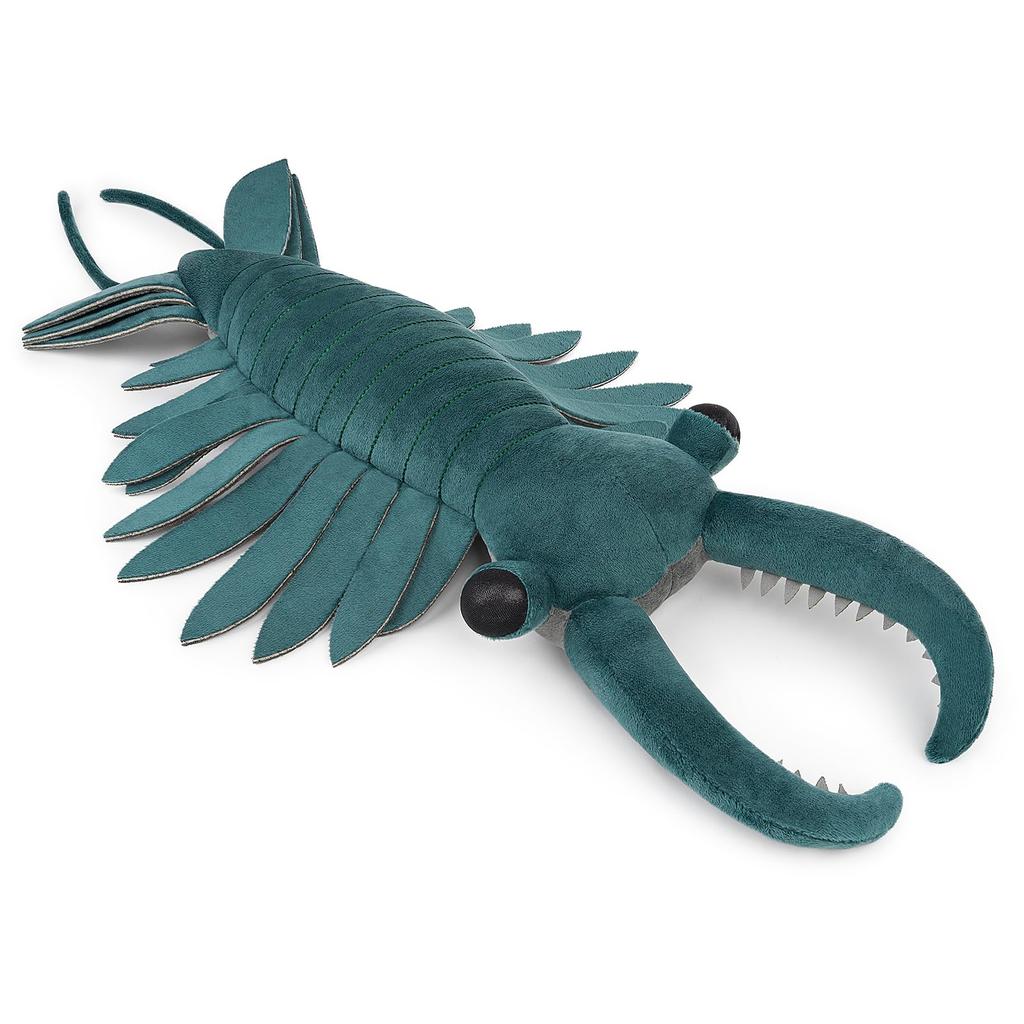 ZHONGXIN MADE Marine Strange Shrimp Plush Toy, 54cm, Simulated Cambrian Strange Shrimp Plush Toy, Soft and Fluffy Pillow, Paleontological Animal