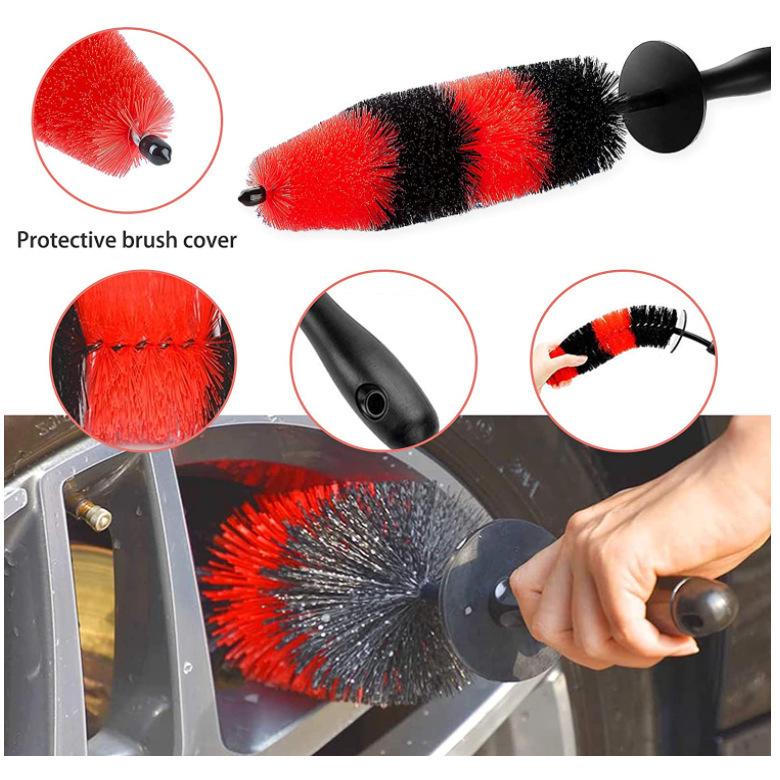 Tire & Engine Cleaning Brush - Car Cleaning Tool for Wheels and Internal Engine