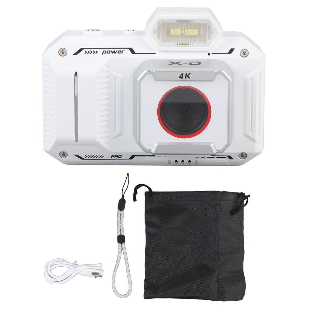 48MP Digital Camera for Photography Auto Focus 4K Vlog Camera 18X Digital Zoom Compact Retro Camera