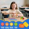 6pcs Wearable Design Sensory Textured Wristbands Childs Slap Band Toy  Adults Office Desk