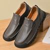 Men's Hand-stitched Leather Shoes Outdoor Casual Sneakers Large Size 39-46