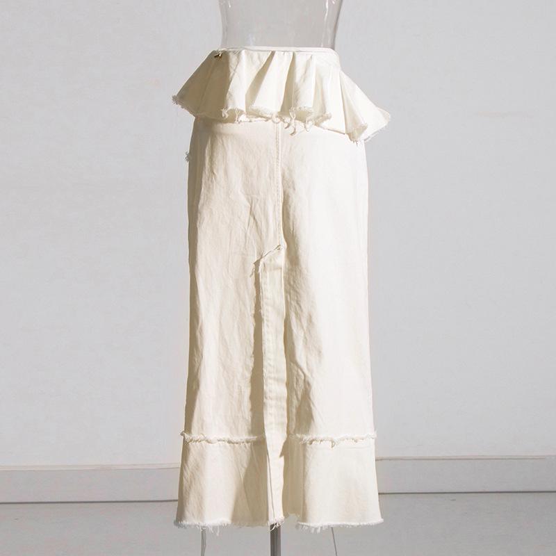 Versatile Ruffled Splicing Skirt - Summer 2025 Collection for Women