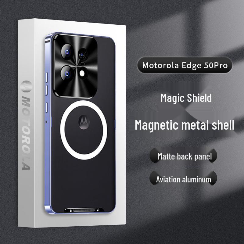 Magnetický kovový matný ochranný kryt MOTO Edge50Pro pro Motorola X50U (2024).