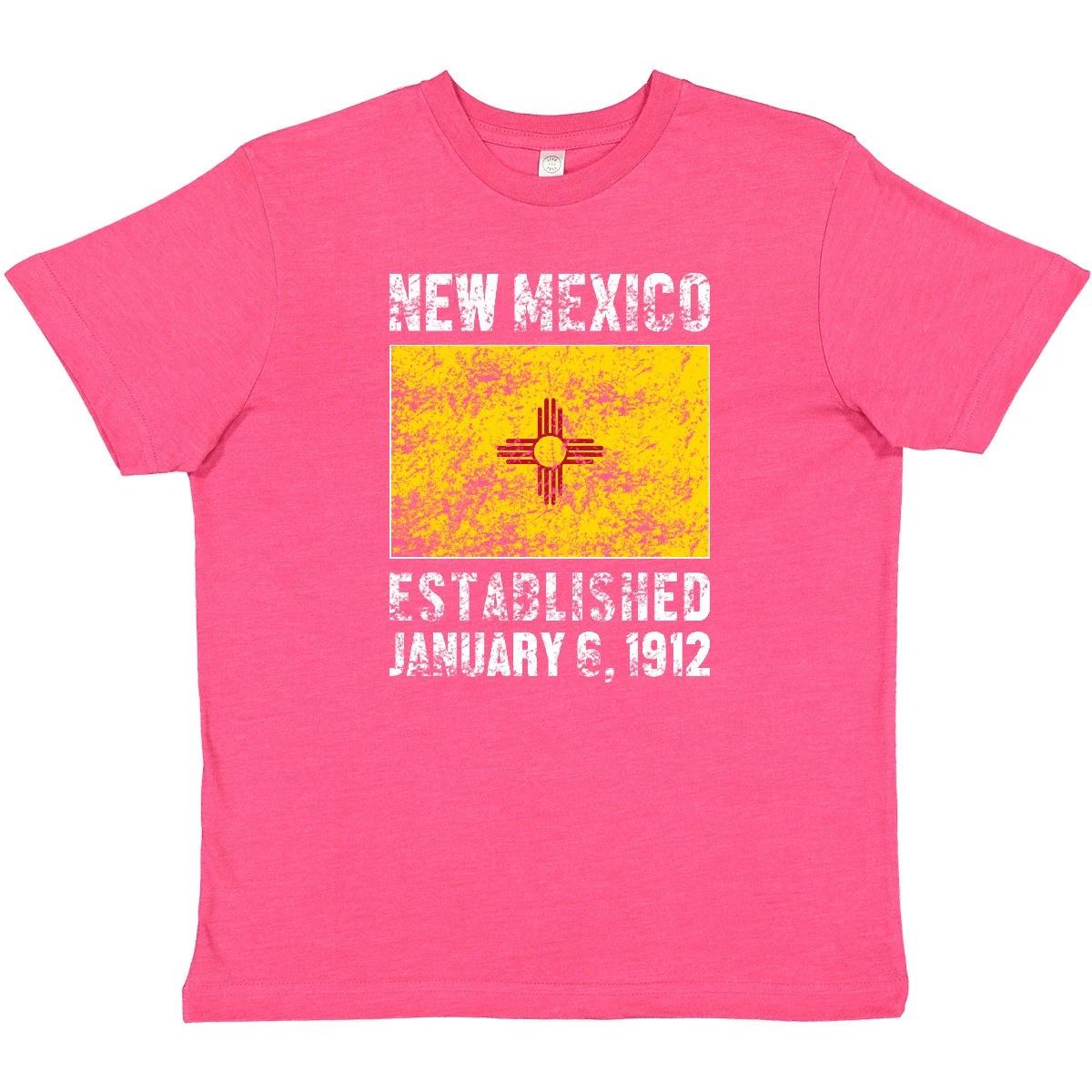 Inktastic Established January 6, 1912 New Mexico Flag Youth T-Shirt State Home 120