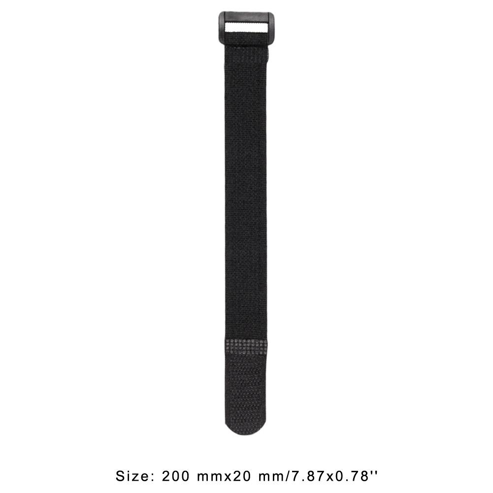 20pcs Reusable Fishing Rod Tie Holder Strap Suspenders Fastener Hook Loop Cable Cord Tie Belt Fishing Tackle Strapping Wrap Band