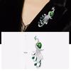 1Pcs Exquisite Peacock Rhinestone Brooch For Women Clothing Coat Accessories Gifts