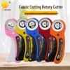 45mm Patchwork Rotary Cutter with Blades and Rubber Handle