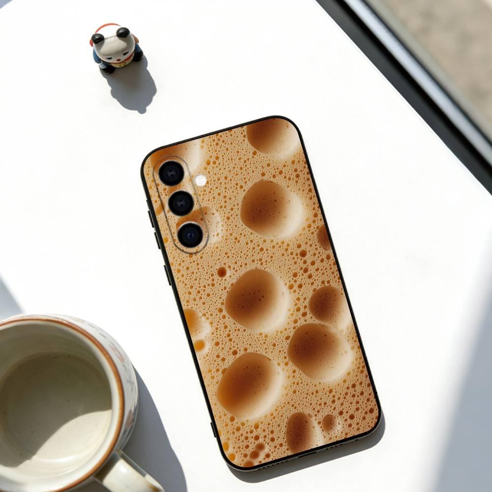 

Funny Food Phone Case Soft black For Samsung Galaxy A73,A72,A71,A70,A53,A52,A51 Samsung a21s