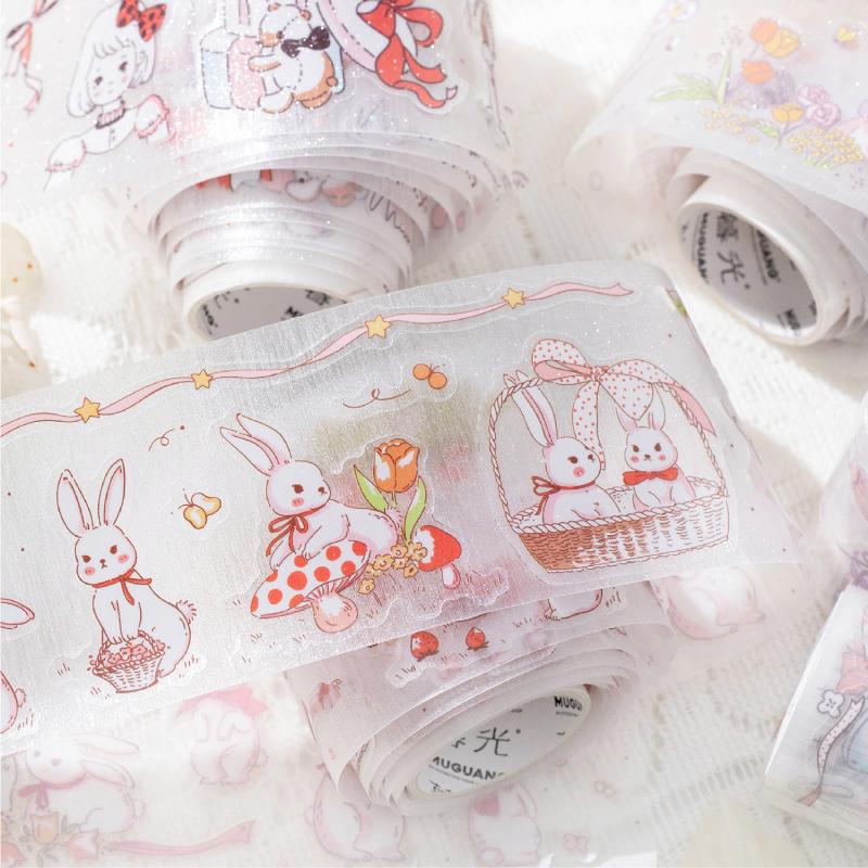 Journal GO 6x200cm Fairy Tale PET Tape Sticker DIY Scrapbooking Decor Album Collage Journalling Material Aesthetics Masking Tape