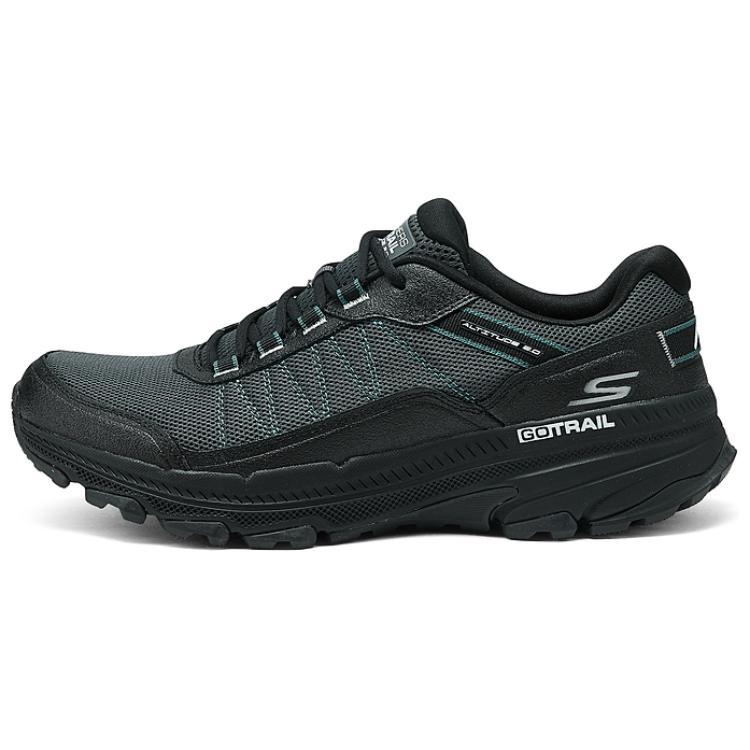 Skechers Go Run Trail Comfortable Fashionable Durable Low Top Running Shoes Men sneakers Black Gray 220756-BKCC 41