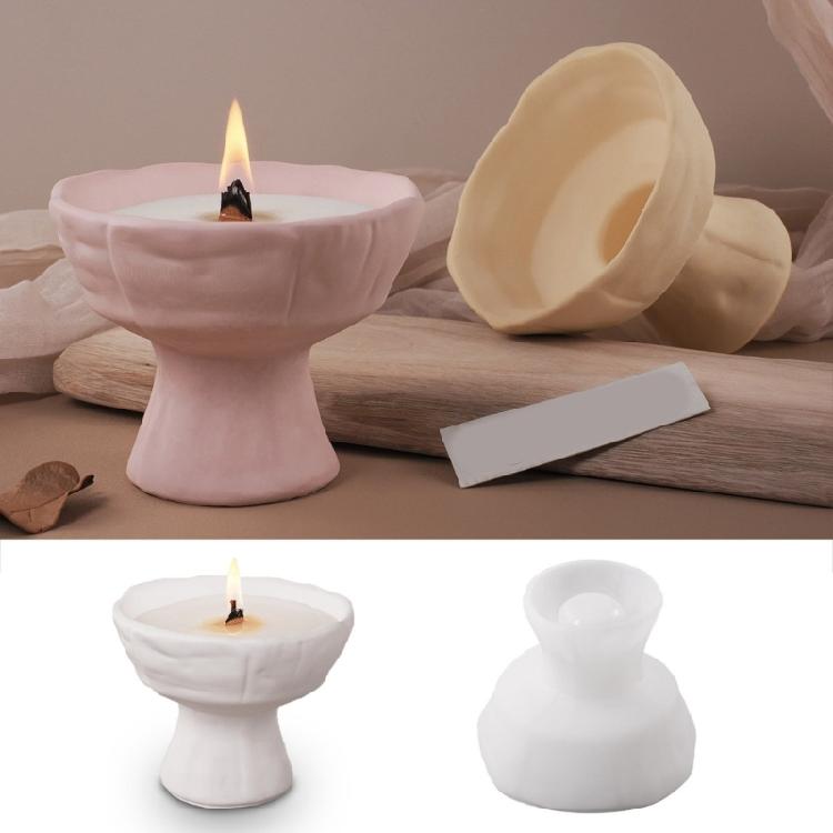Reusable Goblet Sturdy Silicone Mould Home Accessory Decoration for Customes Candle Creation Portable for Gifts