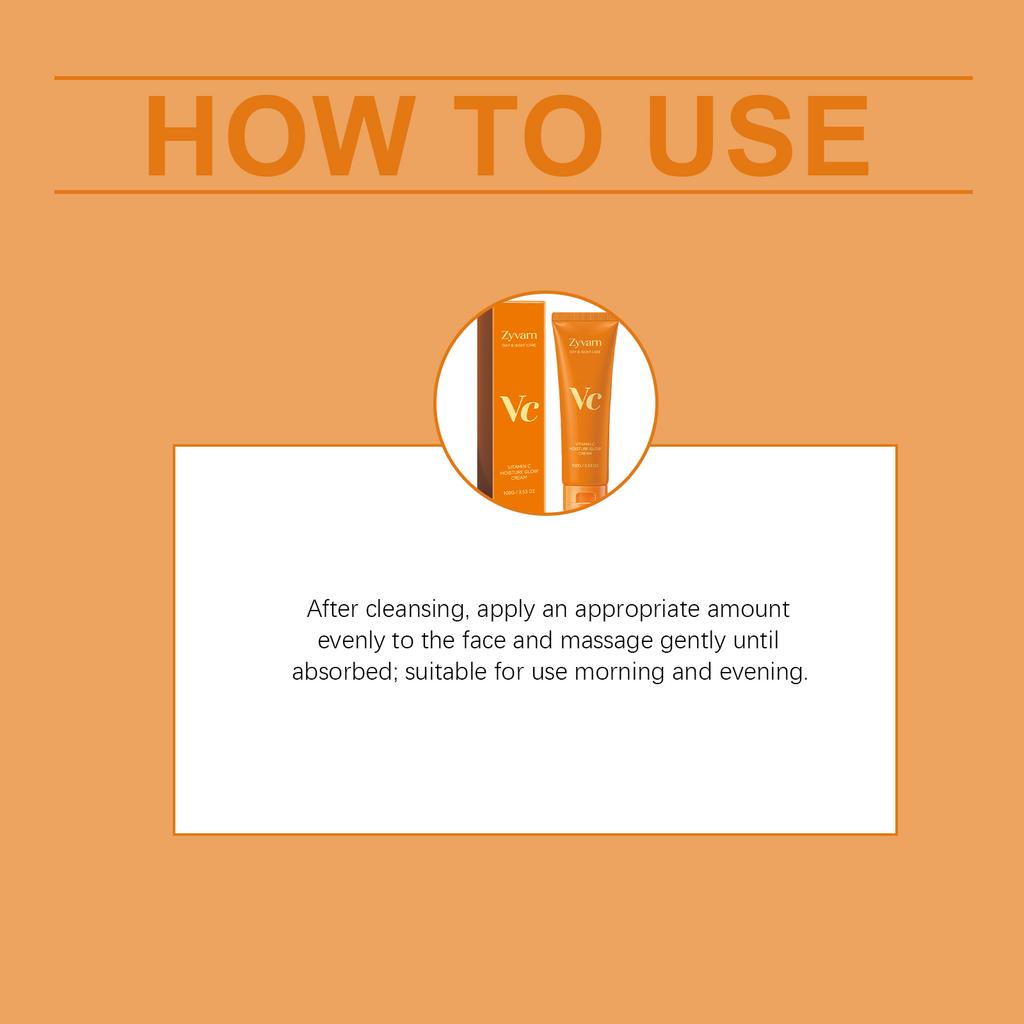 Zyvarm Vitamin C Moisturizing Glow Cream 100g