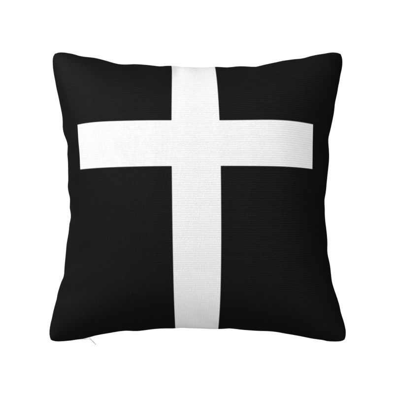 Jesus Saved My Life Cushion Covers Christian Religious Faith Velvet Luxury Pillows Decor Home