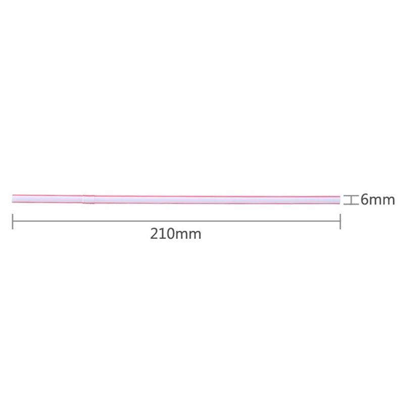 100Pcs Disposable Straws Flexible Plastic Straws With Individually Paper Wrapped