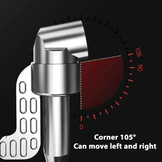 Right Angle Electric Drill Adapter 105-Degree 1/4 3/8 1/2 Inch Drill Press Attachment with 360-Degree Rotatable Socket Set