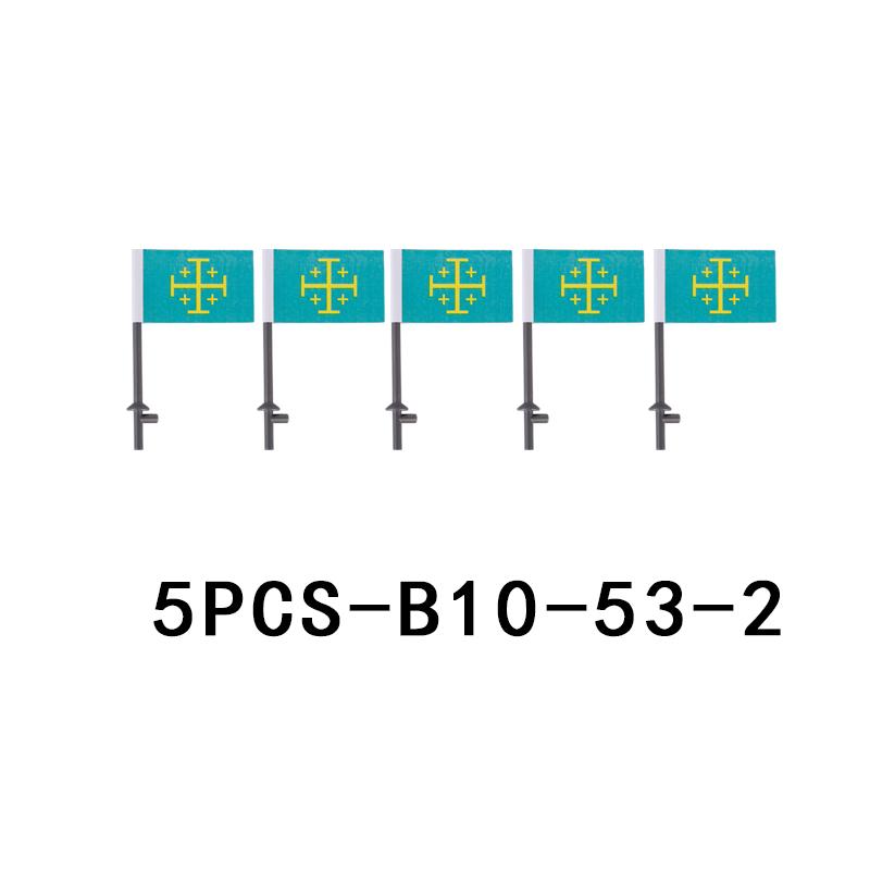 Medieval Castle Knight Figures Weapon Building Blocks Military Army Soldier Flag Shield Cloak Legion Accessories Bricks Toy Gift