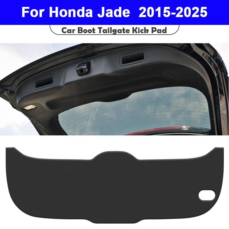 For Honda Jade 2015-2024 2025 Car Trunk Tailgate Protection Pad Trunk leather Anti-dirty Waterproof Backplate Protective Pad