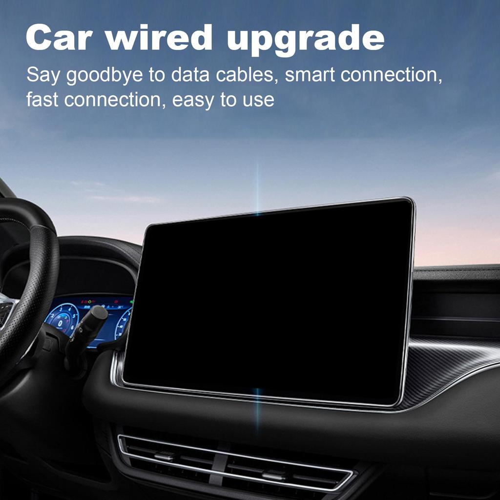 For For Carplay Android Auto Car Wireless Adapter 2 In 1 Small Auto Adapter Plug And Play Converter With No Latency For Truck