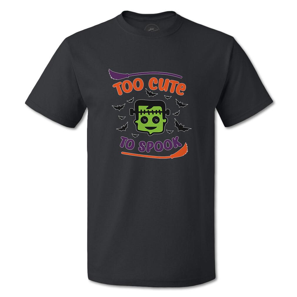 Funny Graphic T Shirts Halloween Too Cute to Spook Style B Cotton Spy Top XL