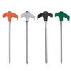Screw-in Tent Stake Glow-in-the-dark Heavy Duty Outdoor Garden Yard Patio Lawn Camping Tarp Canopy Windproof Threaded Ground Spike Tent Peg